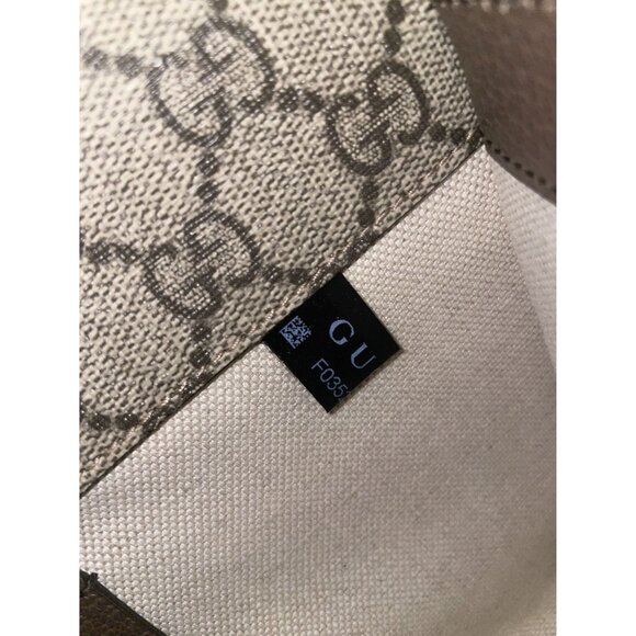 Gucci GG Supreme Neo Vintage Small Messenger Shoulder Bag Canvas Brown Open Box - Picture 14 of 16